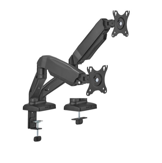 Brateck Dual Monitor Interactive Counterbalance LCD VESA Desk Clamp and Grommet Mount Fit most 17''-32'' Monitors Up to 9kg per screen Brateck Dual Monitor Interactive Counterbalance LCD VESA Desk Clamp and Grommet Mount Fit most 17''-32'' Monitors Up to 9kg per screen